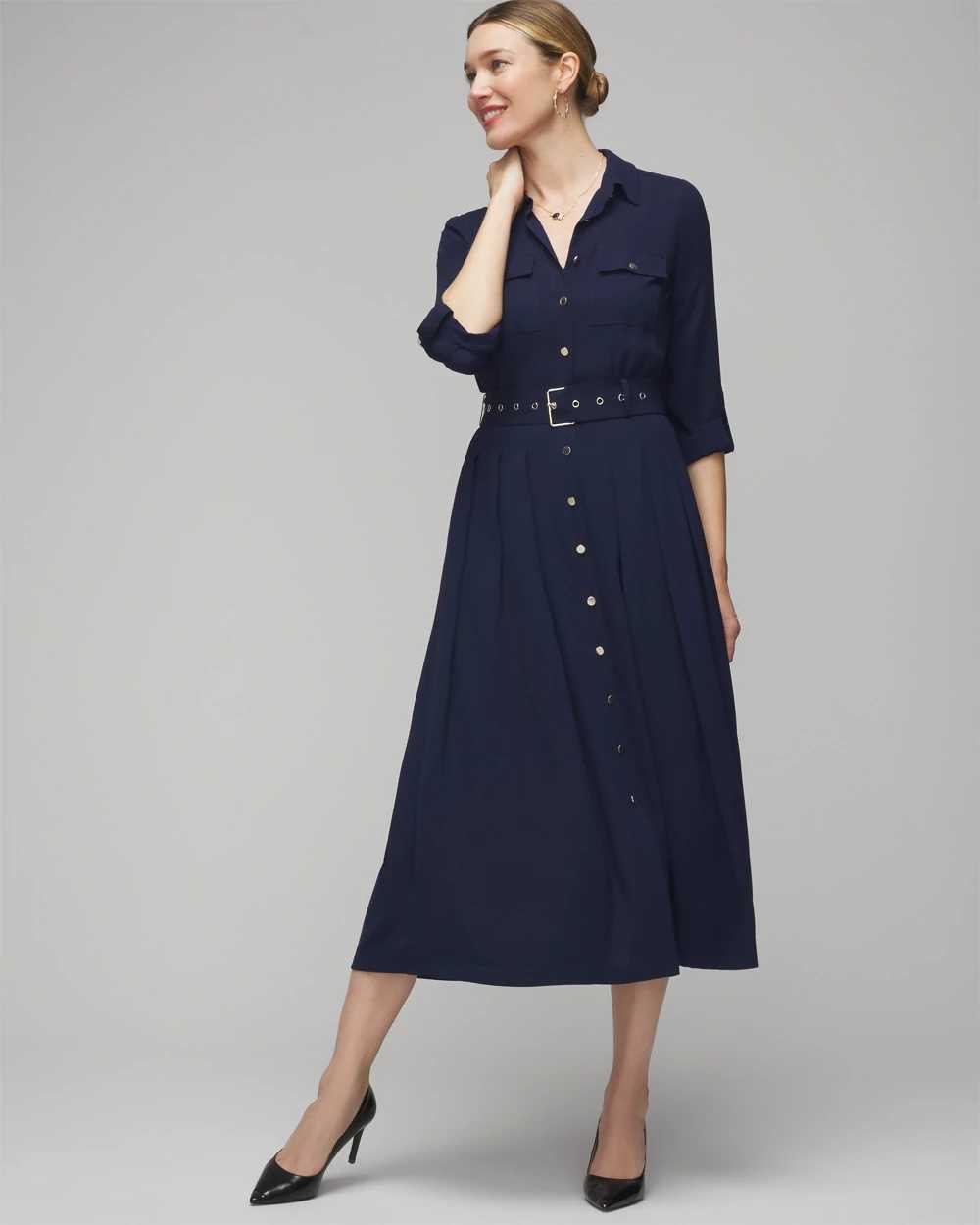 Petite sale utility dress